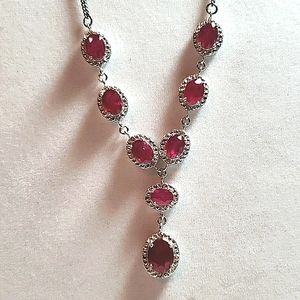Genuine Niassa Ruby Necklace❣
